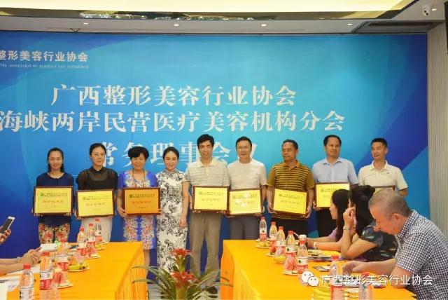 李雪萍会长向各副会长颁发牌匾.jpg